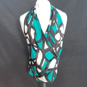 DKNY silk halter top